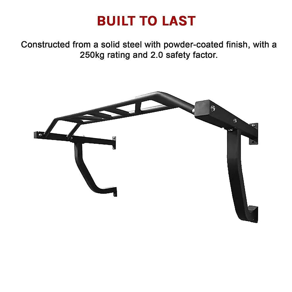 Wall Mounted Multi Grip Chin Up Bar – Heavy Duty Pull Up Station for Upper Body Training - Image 8