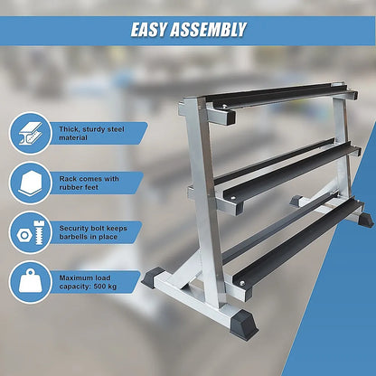 3 Tier Dumbbell Rack for Dumbbell Weights Storage - Image 8