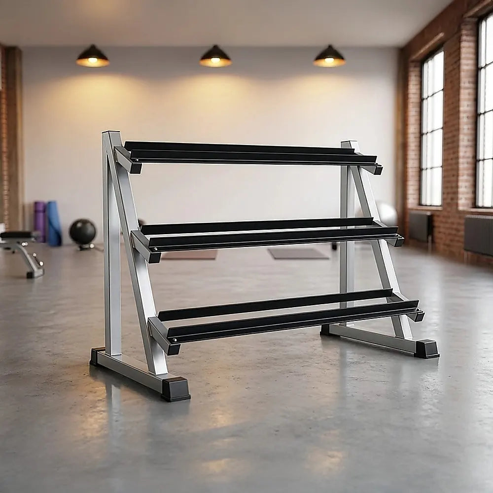 3 Tier Dumbbell Rack for Dumbbell Weights Storage - Image 2