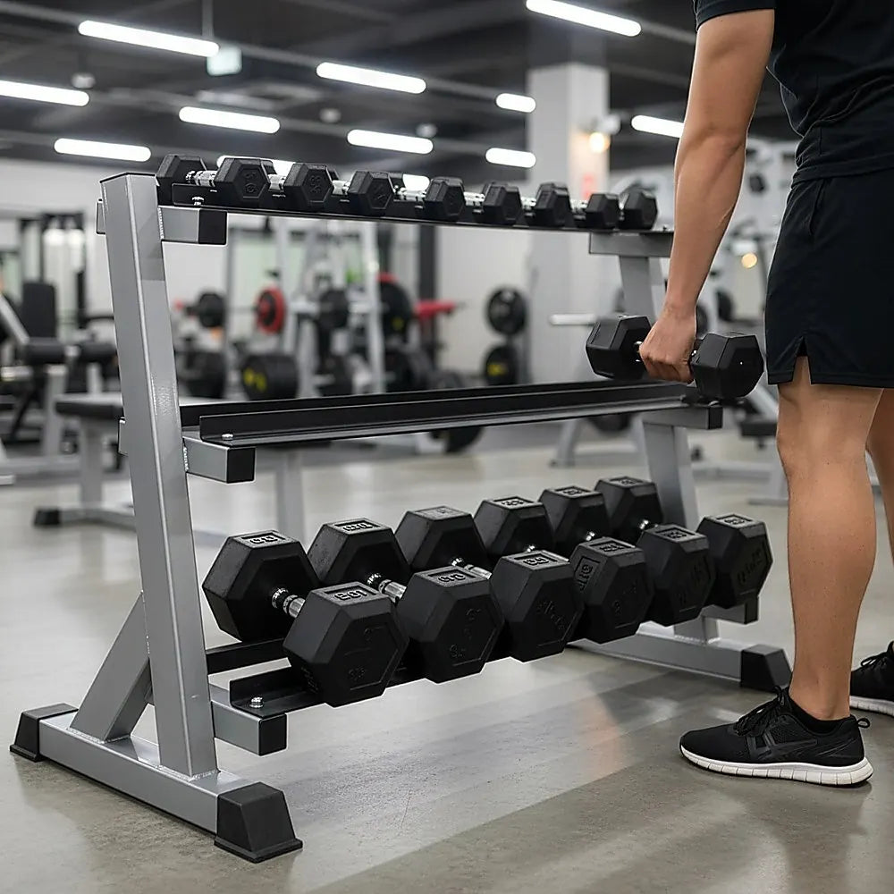 3 Tier Dumbbell Rack for Dumbbell Weights Storage - Image 5