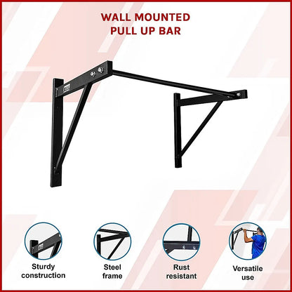 Wall Mounted Pull Up Bar – Heavy Duty Chin Up Station for Home Upper Body Training - Image 3