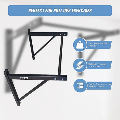 Wall Mounted Pull Up Bar – Heavy Duty Chin Up Station for Home Upper Body Training - Image 8