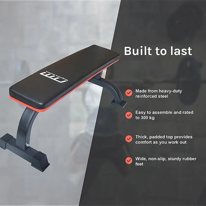 Commercial Flat Weight Lifting Bench - Image 3