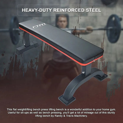 Commercial Flat Weight Lifting Bench - Image 8
