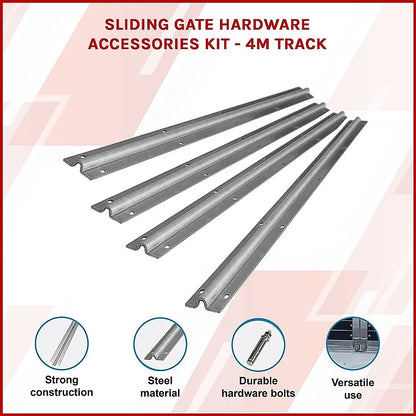 Sliding Gate Hardware Accessories Kit - 4m Track - Image 3