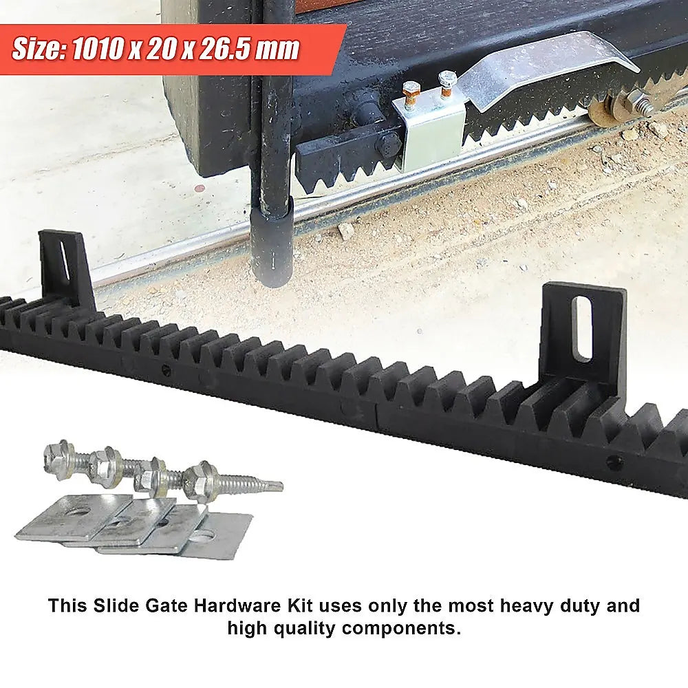 Sliding Gate Hardware Accessories Kit - 4m Gear Rack Track - Image 4