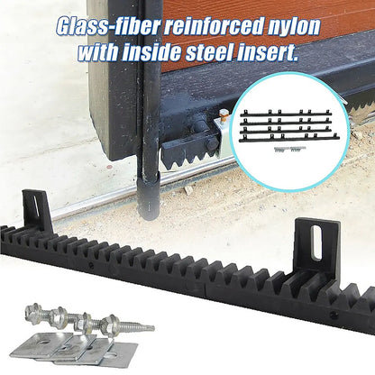 Sliding Gate Hardware Accessories Kit - 4m Gear Rack Track - Image 7
