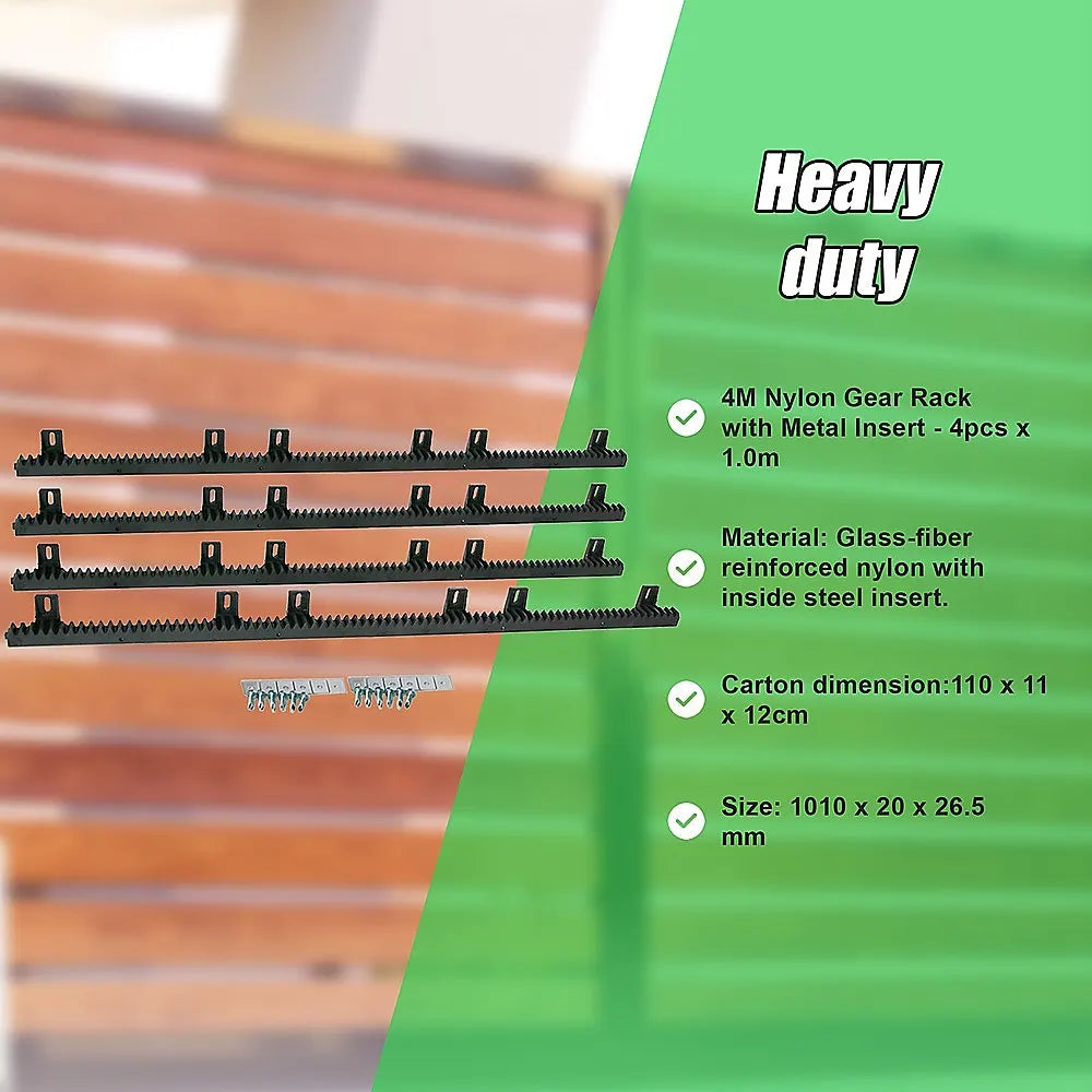 Sliding Gate Hardware Accessories Kit - 4m Gear Rack Track - Image 8