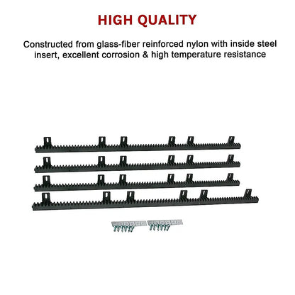 Sliding Gate Hardware Accessories Kit - 4m Gear Rack Track - Image 9