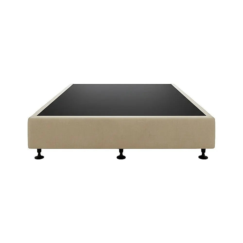 Palermo King Single Ensemble Bed Base Platinum Natural Sand Linen Fabric - Image 8