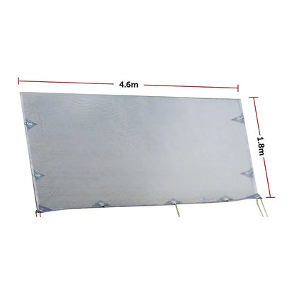 4.6m Caravan Privacy Screen Side Sunscreen Sun Shade for 16' Roll Out Awning - Image 8