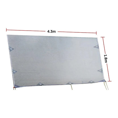 4.3m Caravan Privacy Screen Side Sunscreen Sun Shade for 15' Roll Out Awning - Image 8