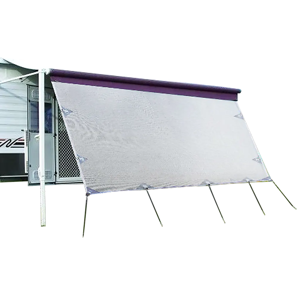 3.4m Caravan Privacy Screen Side Sunscreen Sun Shade for 12' Roll Out Awning - Image 5