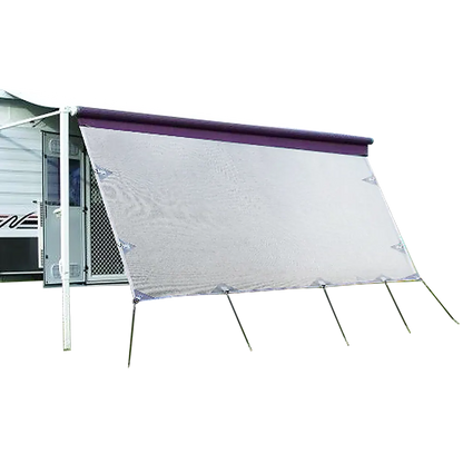 3.4m Caravan Privacy Screen Side Sunscreen Sun Shade for 12' Roll Out Awning - Image 5