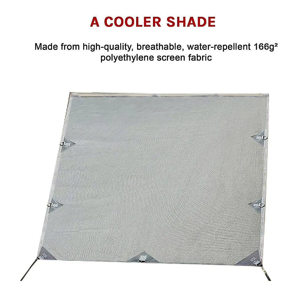 Pop Top Caravan Privacy Screen Sun Shade Side Extension 2.1 x 1.8m - Image 7