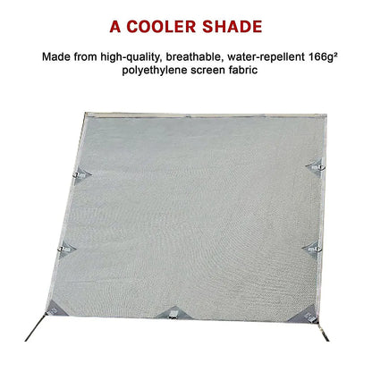 Pop Top Caravan Privacy Screen Sun Shade Side Extension 2.1 x 1.8m - Image 7