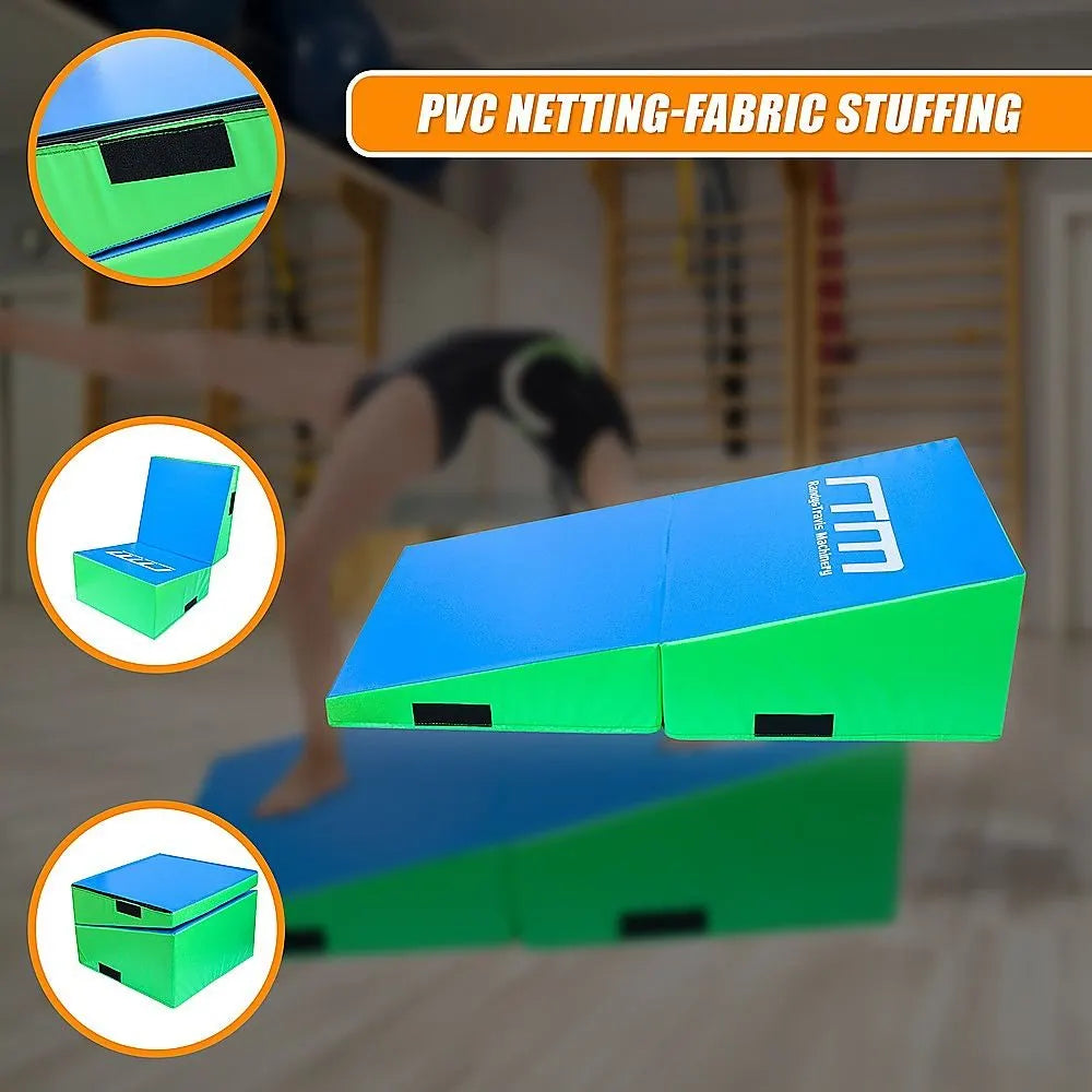 120x60x35cm Foldable Soft Incline Gymnastics Wedge Mat for Yoga & Balance Training - Image 6