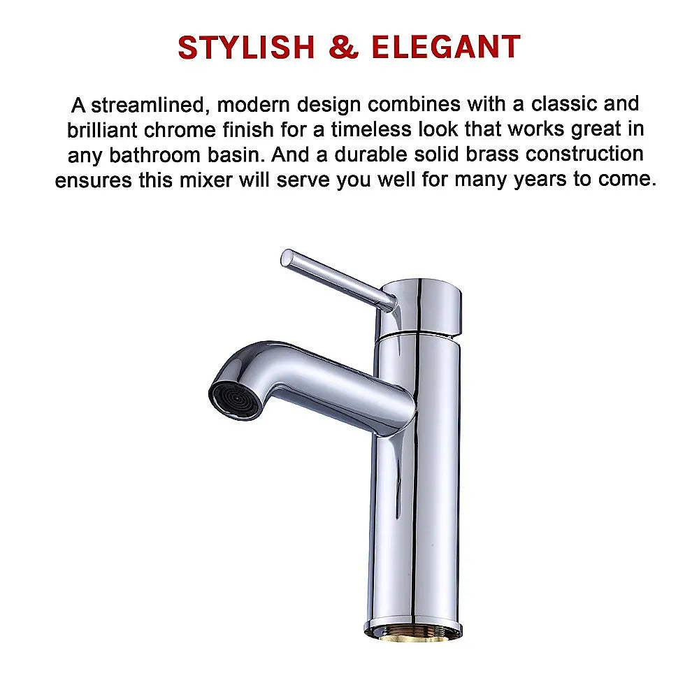 Basin Mixer Tap Faucet -Kitchen Laundry Bathroom Sink - Image 9