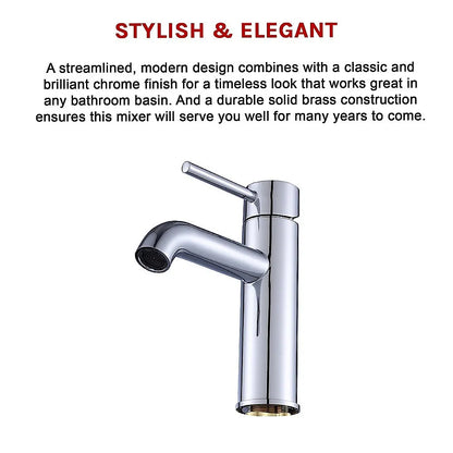 Basin Mixer Tap Faucet -Kitchen Laundry Bathroom Sink - Image 9