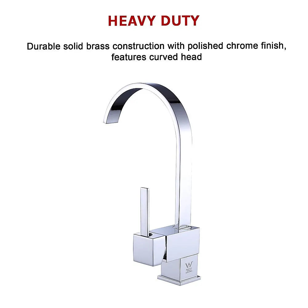 Basin Mixer Tap Faucet -Kitchen Laundry Bathroom Sink - Image 9