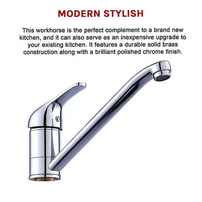 Basin Mixer Tap Faucet -Kitchen Laundry Bathroom Sink - Image 8