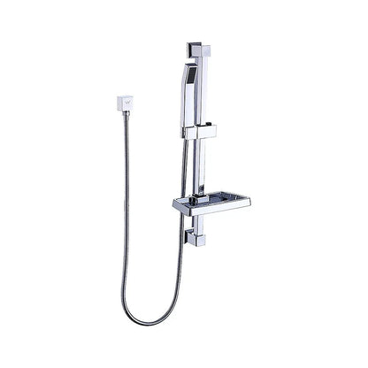 Hand Held Shower Rail Soap Dish Bathroom Set - Image 4