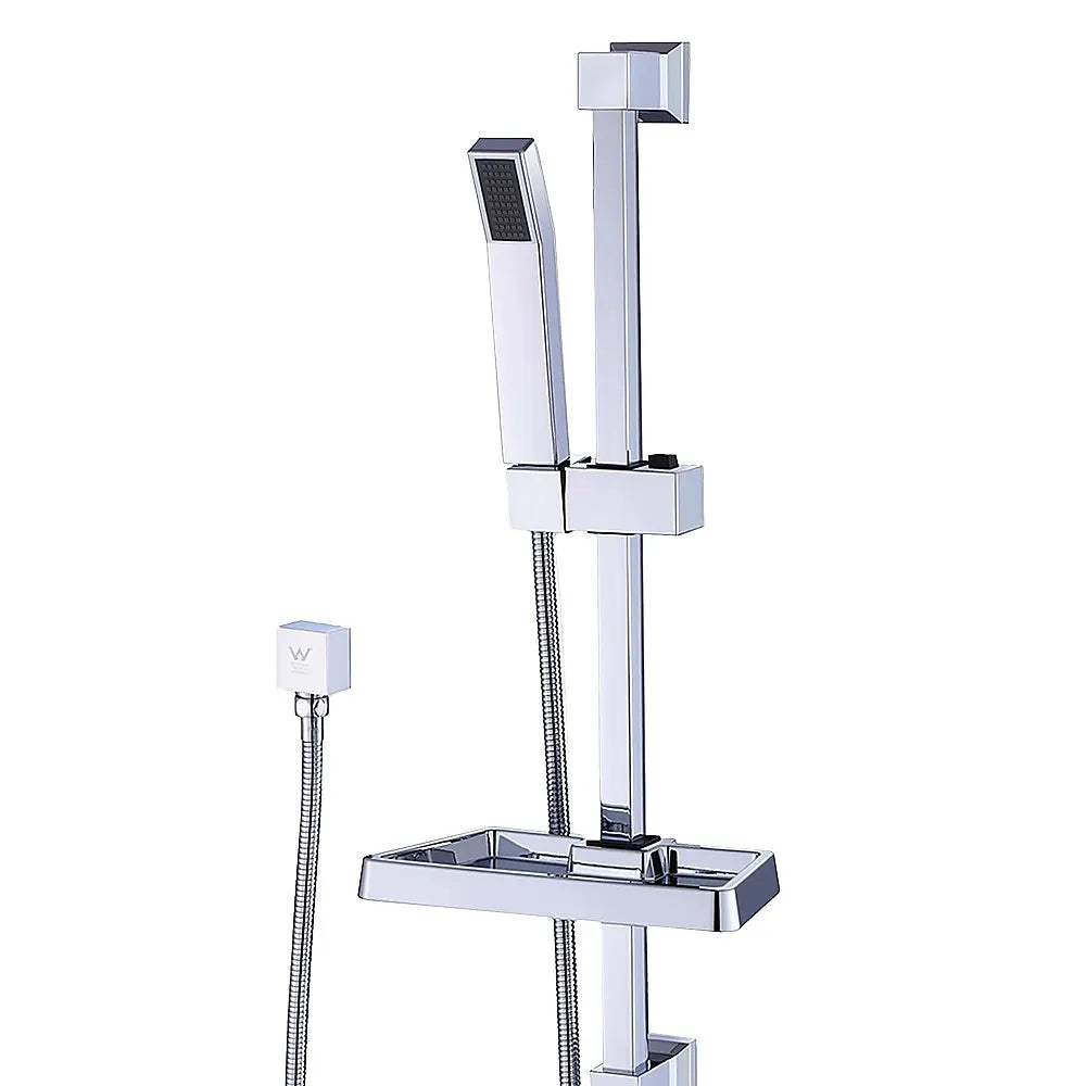 Hand Held Shower Rail Soap Dish Bathroom Set - Image 6