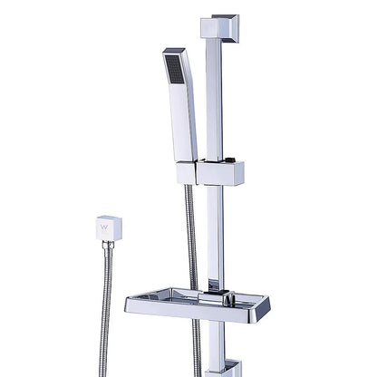 Hand Held Shower Rail Soap Dish Bathroom Set - Image 6