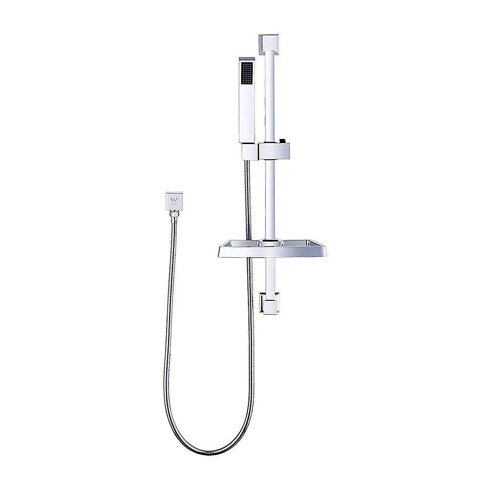 Hand Held Shower Rail Soap Dish Bathroom Set - Image 7