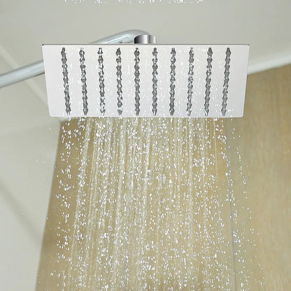 200mm Shower Head Square 304SS Polished Chrome Finish - Image 2