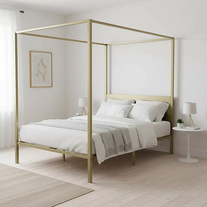 4 Four Poster Double Bed Frame - Image 5