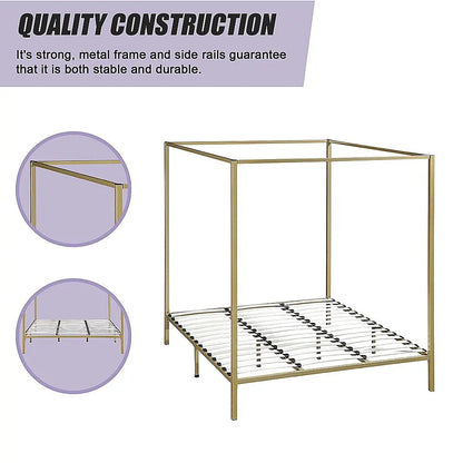 4 Four Poster King Bed Frame - Image 6