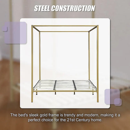 4 Four Poster King Bed Frame - Image 8