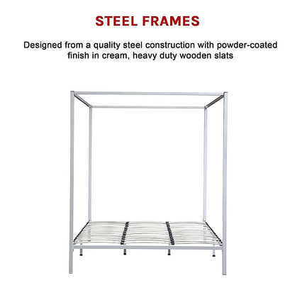 4 Four Poster King Bed Frame - Image 6