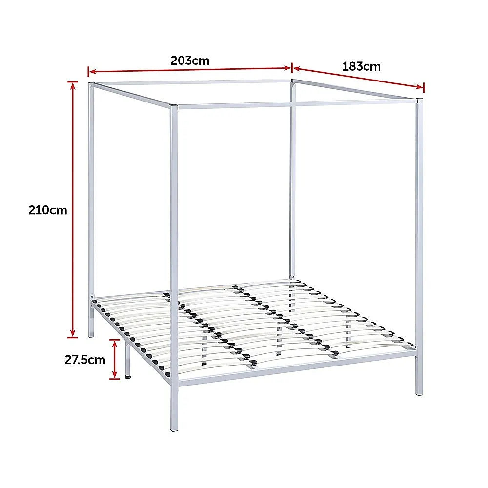 4 Four Poster King Bed Frame - Image 8
