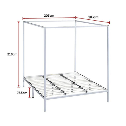 4 Four Poster King Bed Frame - Image 8