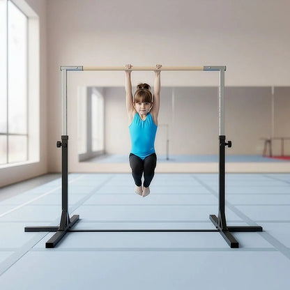 Gymnastics Training Bar Kids Adjustable Horizontal Kip Fitness Gym Equipment - Image 2