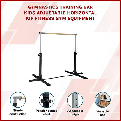 Gymnastics Training Bar Kids Adjustable Horizontal Kip Fitness Gym Equipment - Image 6