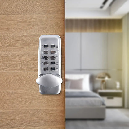 Keyless deadbolt digital electronic door lock keypad mechanical Code Entry Door - Image 2