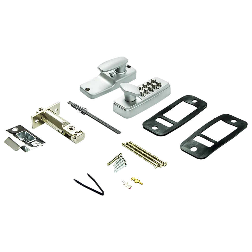 Keyless deadbolt digital electronic door lock keypad mechanical Code Entry Door - Image 4