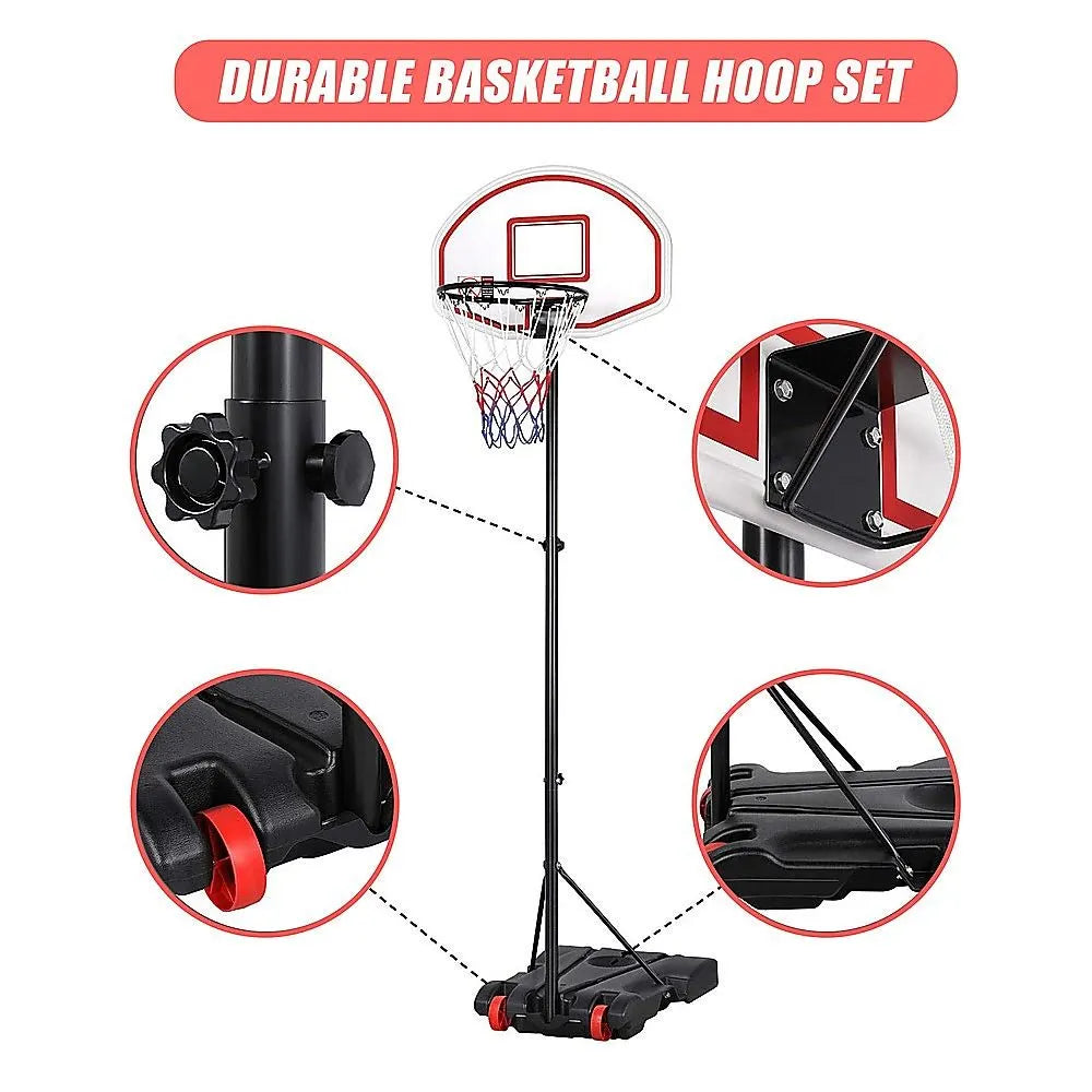 Basketball Ring Hoop Height Adjustable Portable Set - Image 7