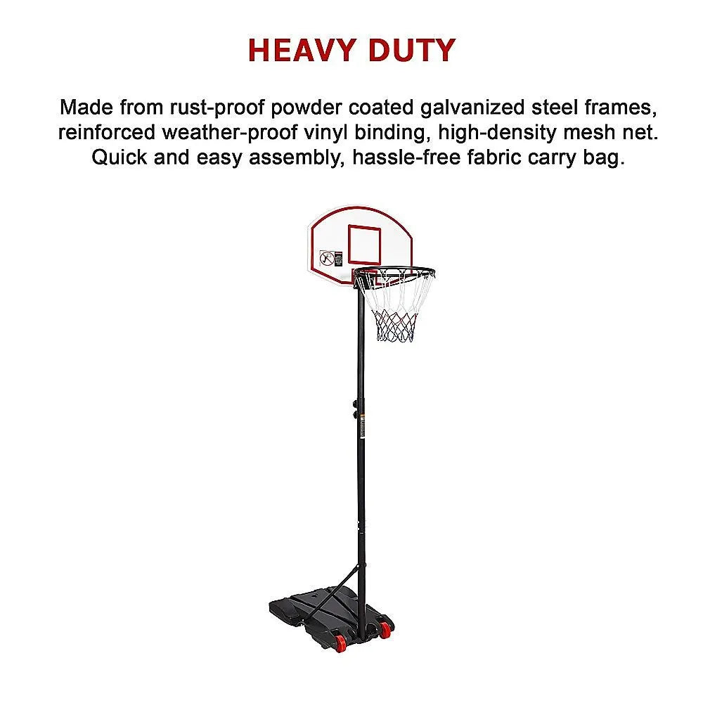 Basketball Ring Hoop Height Adjustable Portable Set - Image 8