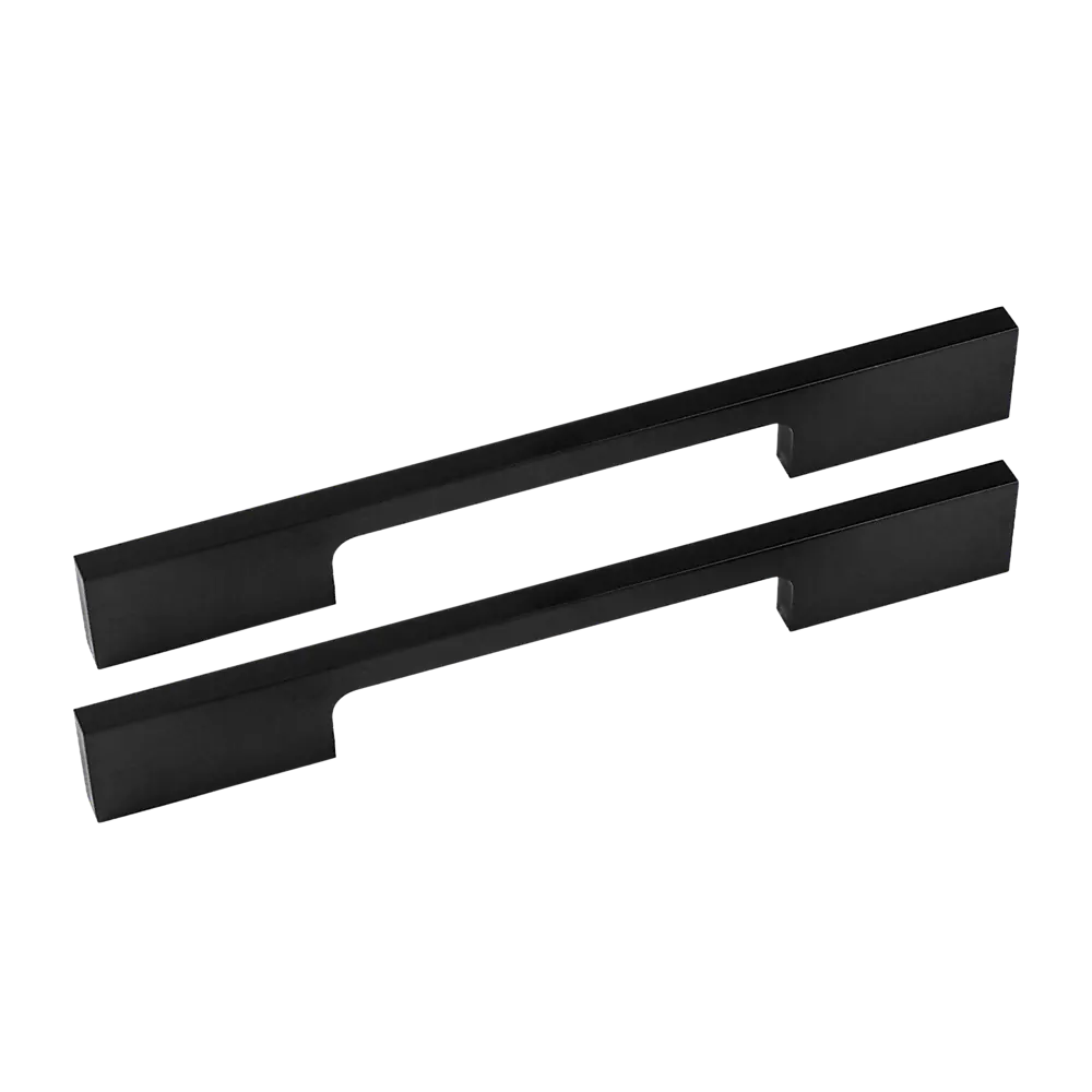 5 x 128mm Kitchen Handle Cabinet Cupboard Door Drawer Handles square Black furniture pulls - Image 5