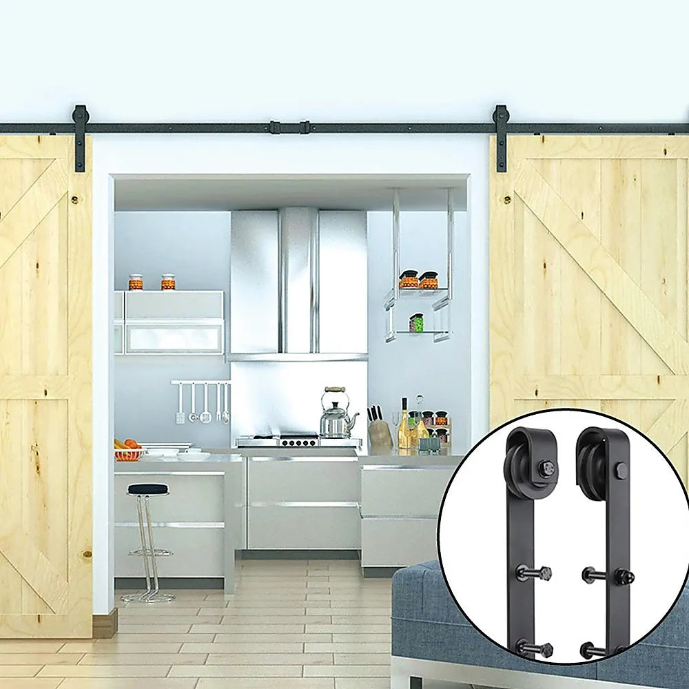 3.6m Sliding Barn Door Hardware - Image 9