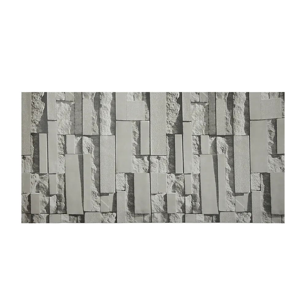 Wallpaper Brick Pattern 3D Textured Non-woven Wall Paper Roll - Image 6