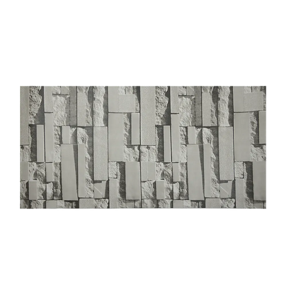 Wallpaper Brick Pattern 3D Textured Non-woven Wall Paper Roll - Image 6
