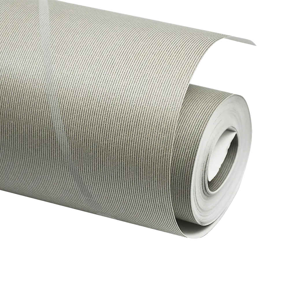 Wallpaper Flocking Simple Curves Non-woven Wall Paper Roll - Image 6