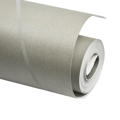 Wallpaper Flocking Simple Curves Non-woven Wall Paper Roll - Image 6