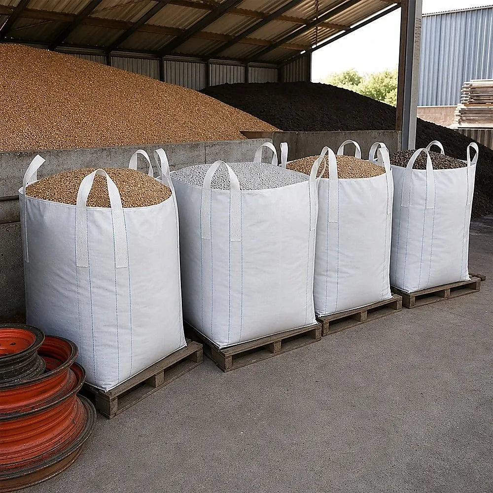 4 x 1 tonne FIBC Polypropylene UV Rated Builder / Bulk / Landscape Bags - Image 5