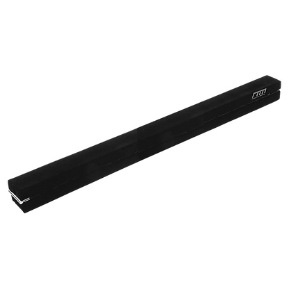2.4m (8FT) Gymnastics Folding Balance Beam Black Synthetic Suede - Image 4